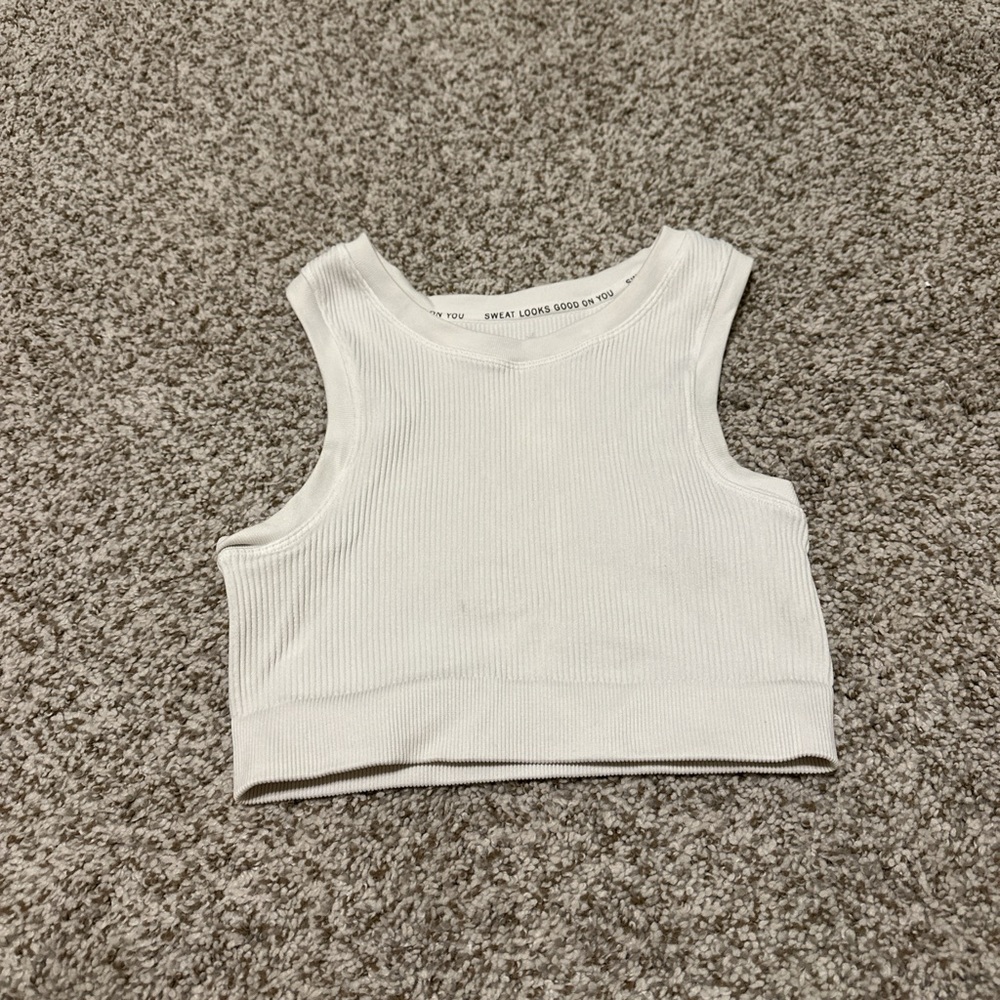 White tank top